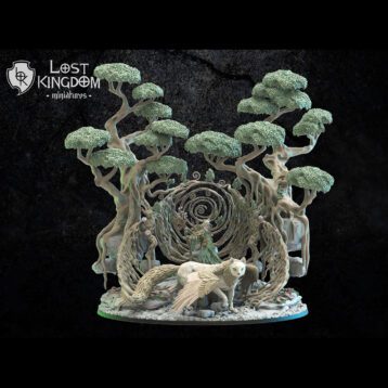 Le vieux druide et le hiboux